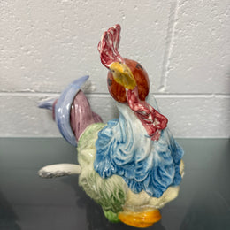 Vintage Majolica Chicken Tureen