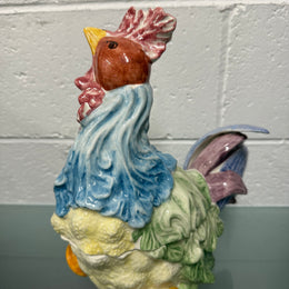 Vintage Majolica Chicken Tureen