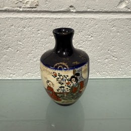 Vintage Satsuma Hand Painted Vase