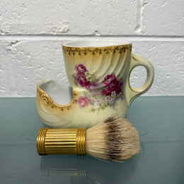 Vintage Shaving Mug & Brush