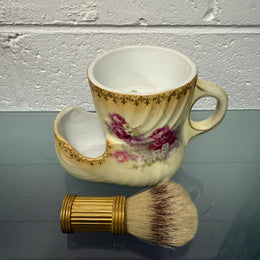 Vintage Shaving Mug & Brush