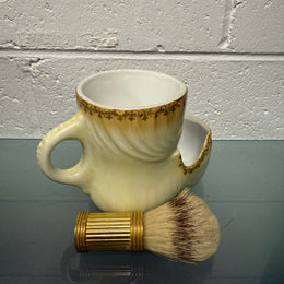 Vintage Shaving Mug & Brush