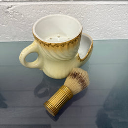 Vintage Shaving Mug & Brush