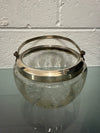 Antique Vitcorian Etched Glass Bowl & Pierced Silver Plated Lid | Antique & Vintage | Moonee Ponds Antiques | Australia Wide Delivery