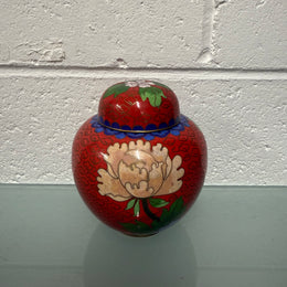 Vintage Cloisonne Ginger Jar
