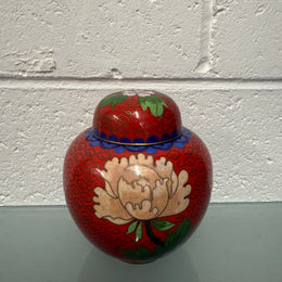 Vintage Cloisonne Ginger Jar