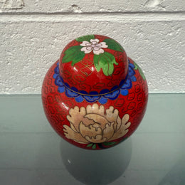 Vintage Cloisonne Ginger Jar