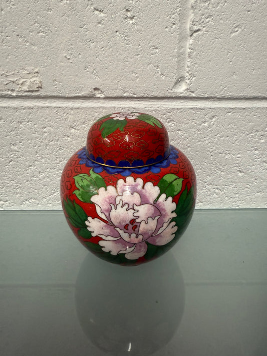 Vintage Cloisonne Ginger Jar