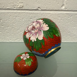 Vintage Cloisonne Ginger Jar