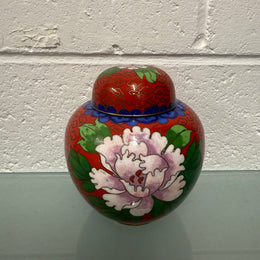 Vintage Cloisonne Ginger Jar