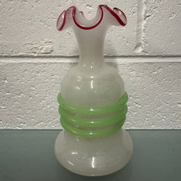 Antique/Vintage French Opaline Glass Vase