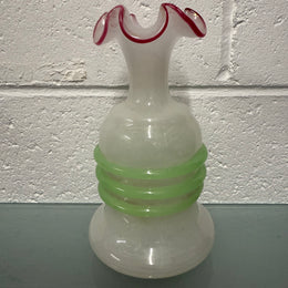 Antique/Vintage French Opaline Glass Vase