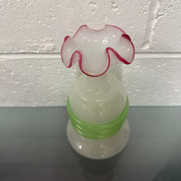 Antique/Vintage French Opaline Glass Vase