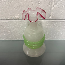 Antique/Vintage French Opaline Glass Vase