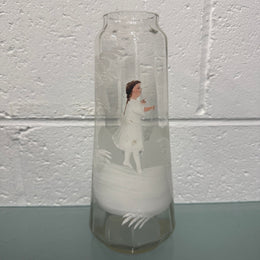 Antique Mary Gregory Glass Vase