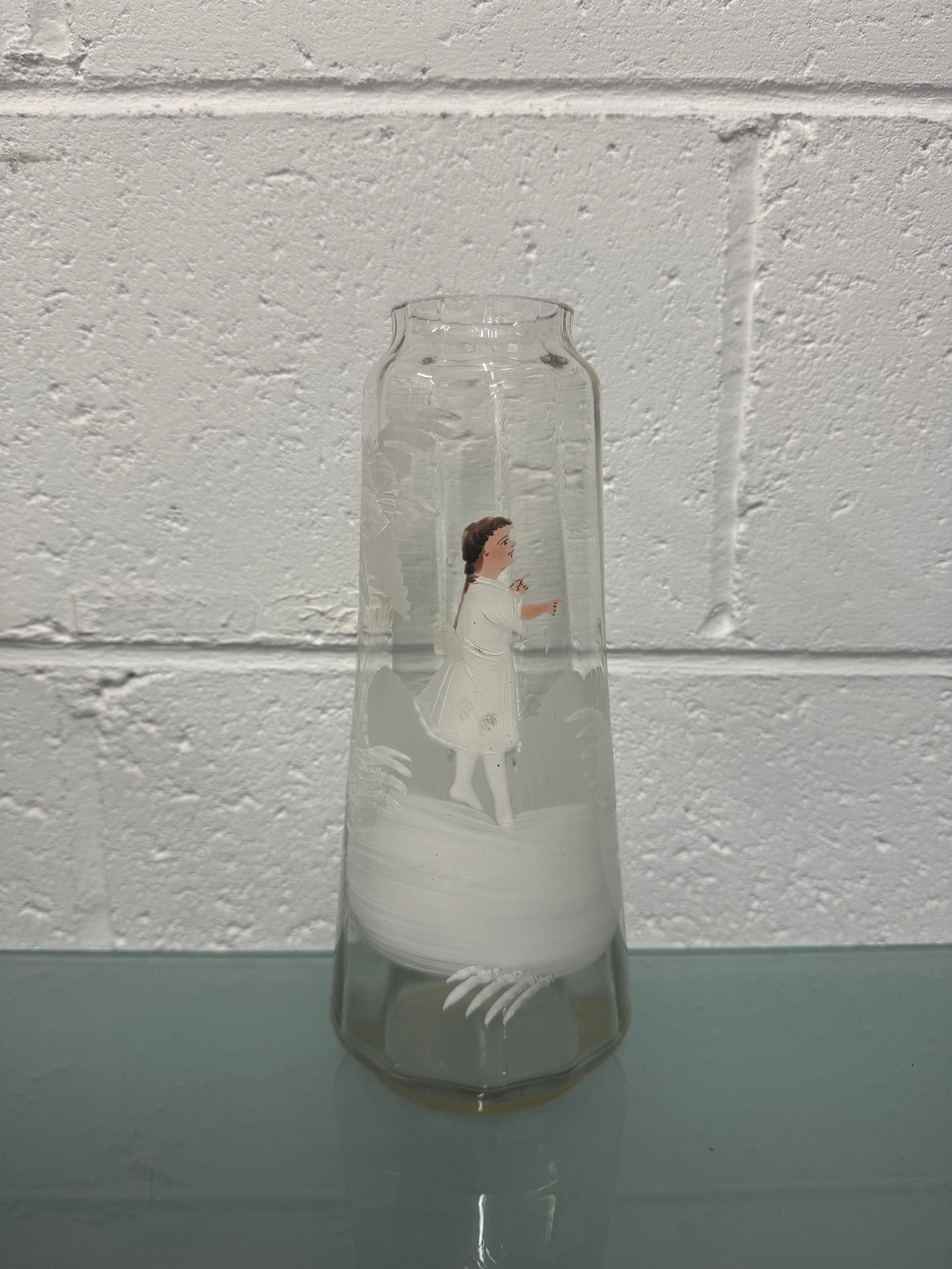 Antique Mary Gregory Glass Vase | Antique & Vintage | Moonee Ponds Antiques | Australia Wide