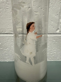 Antique Mary Gregory Glass Vase | Antique & Vintage | Moonee Ponds Antiques | Australia Wide Delivery