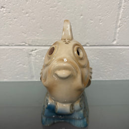 Unusual Ceramic Vintage Hand Painted Fish Ornament