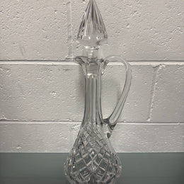 Vintage Crystal Decanter With Stopper