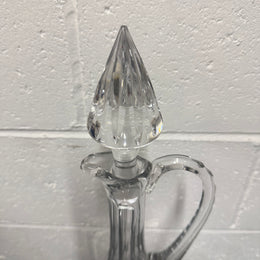 Vintage Crystal Decanter With Stopper