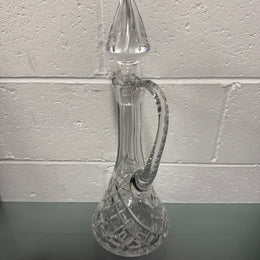 Vintage Crystal Decanter With Stopper