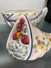 Vintage Italian Hand Painted Earthenware Hen Tureen | Antique & Vintage | Moonee Ponds Antiques | Australia Wide Delivery