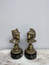 Rare Pair Bronze Napoleon III Children Busts | Antique & Vintage | Moonee Ponds Antiques | Australia Wide Delivery