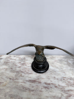 Antique Bronze Eagle On Wooden Base | Antique & Vintage | Moonee Ponds Antiques | Australia Wide Delivery