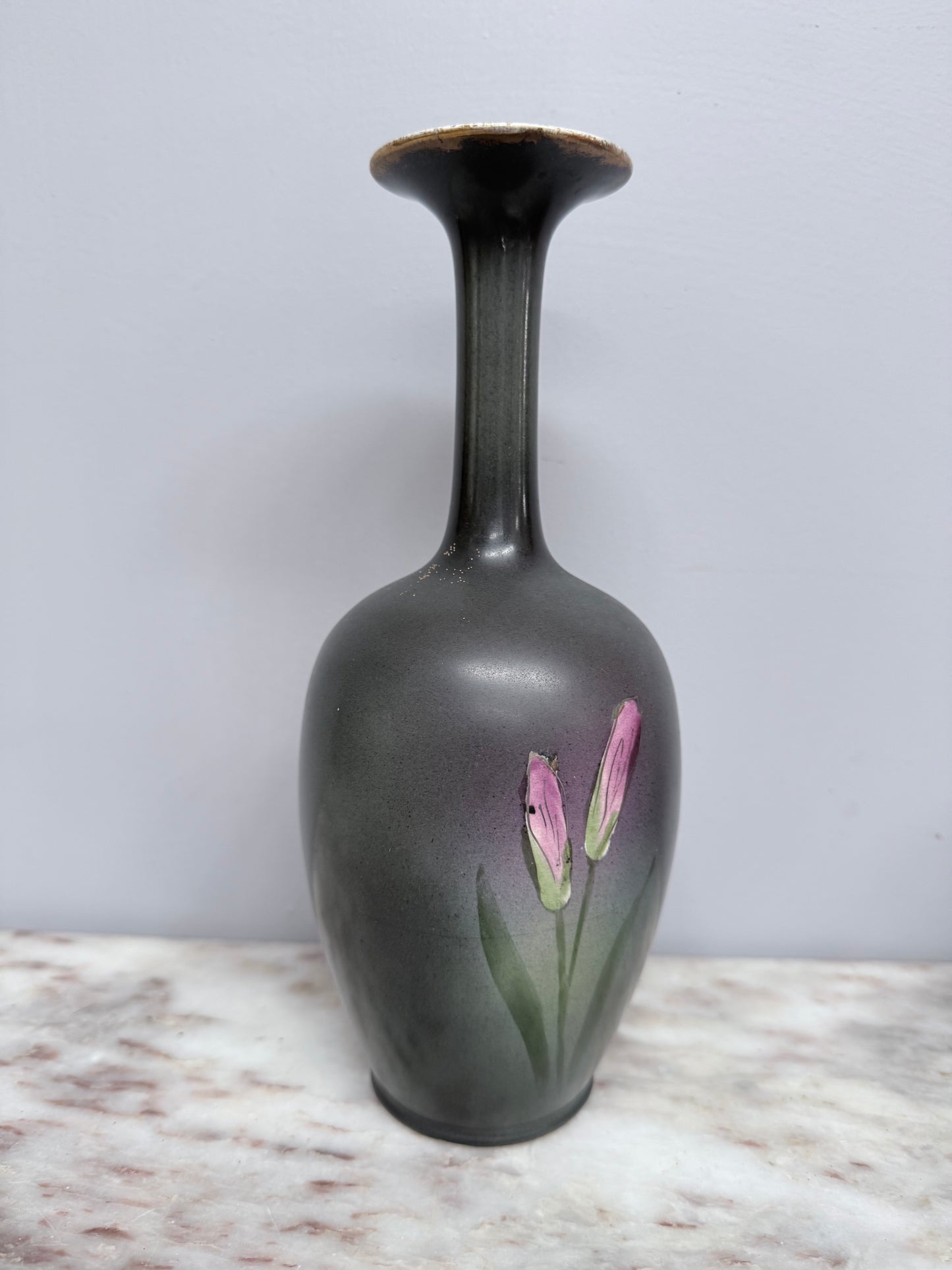 Vintage English Hand Painted Vase