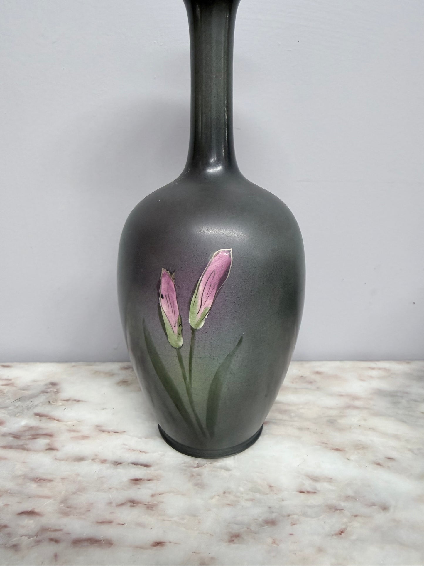 Vintage English Hand Painted Vase