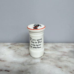 Rare Willow Crested China Ware Post Office Box