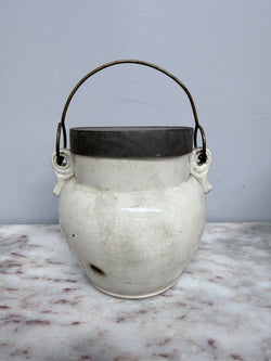 Antique French Stoneware Cookie Jar | Antique & Vintage | Moonee Ponds Antiques | Australia Wide Delivery