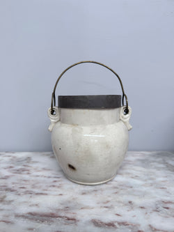 Antique French Stoneware Cookie Jar | Antique & Vintage | Moonee Ponds Antiques | Australia Wide Delivery