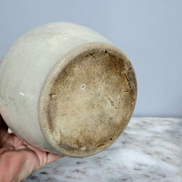 Antique French Stoneware Cookie Jar