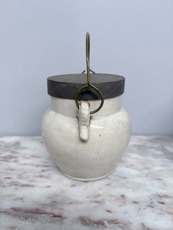 Antique French Stoneware Cookie Jar | Antique & Vintage | Moonee Ponds Antiques | Australia Wide Delivery