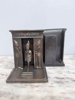 Pair Art Deco Egyptian Revival Bookends | Antique & Vintage | Moonee Ponds Antiques | Australia Wide Delivery
