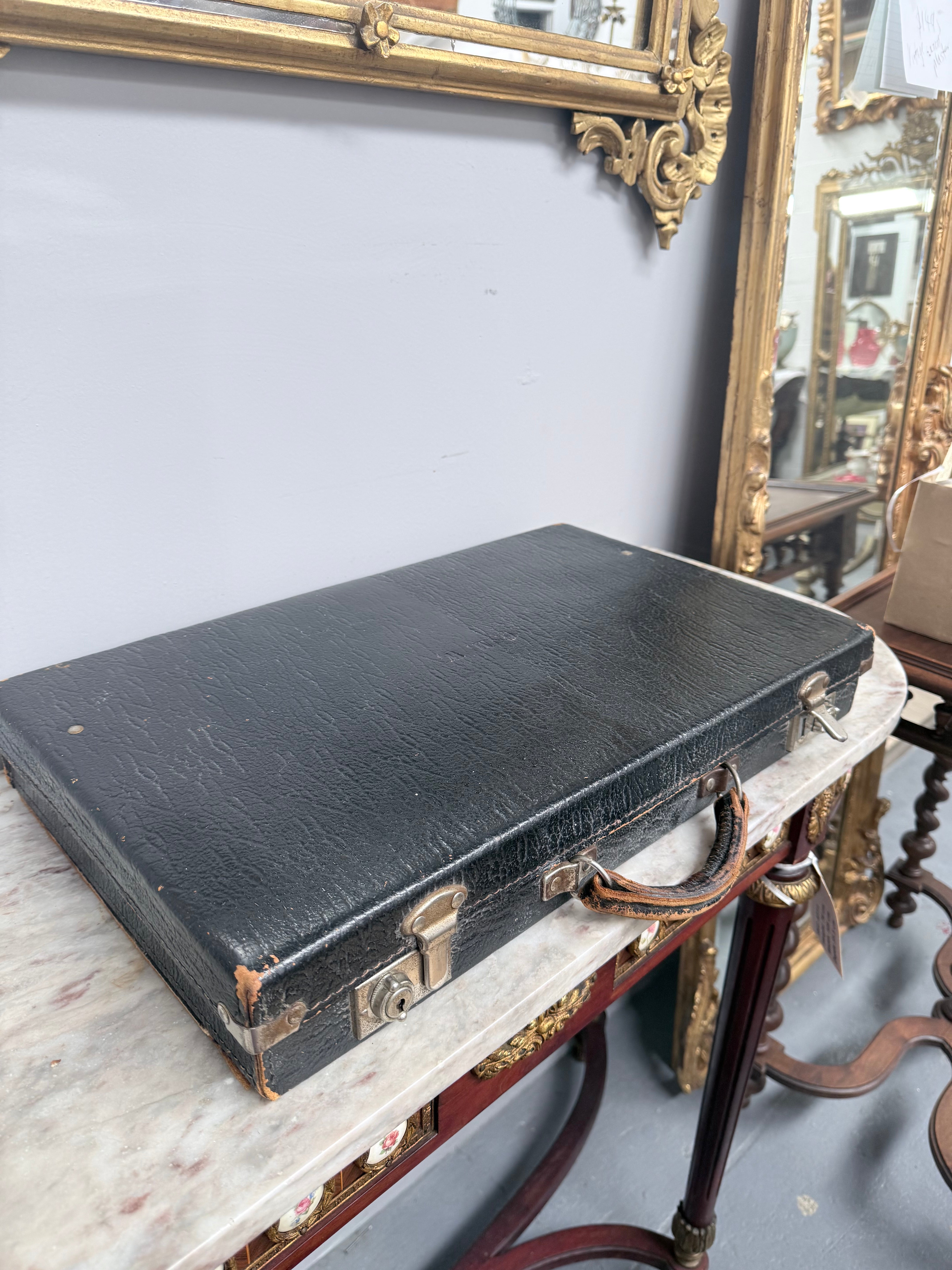 Vintage Leather Briefcase | Antique & Vintage | Moonee Ponds Antiques | Australia Wide Delivery