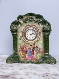 Edwardian Ceramic Mantle Clock | Antique & Vintage | Moonee Ponds Antiques | Australia Wide Delivery
