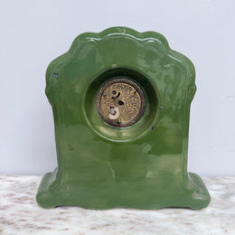 Edwardian Ceramic Mantle Clock