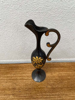 Vintage Gold Inlaid Metal Vase | Antique & Vintage | Moonee Ponds Antiques | Australia Wide Delivery