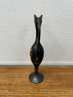 Vintage Gold Inlaid Metal Vase | Antique & Vintage | Moonee Ponds Antiques | Australia Wide Delivery
