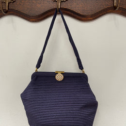 Vintage Blue Evening Bag