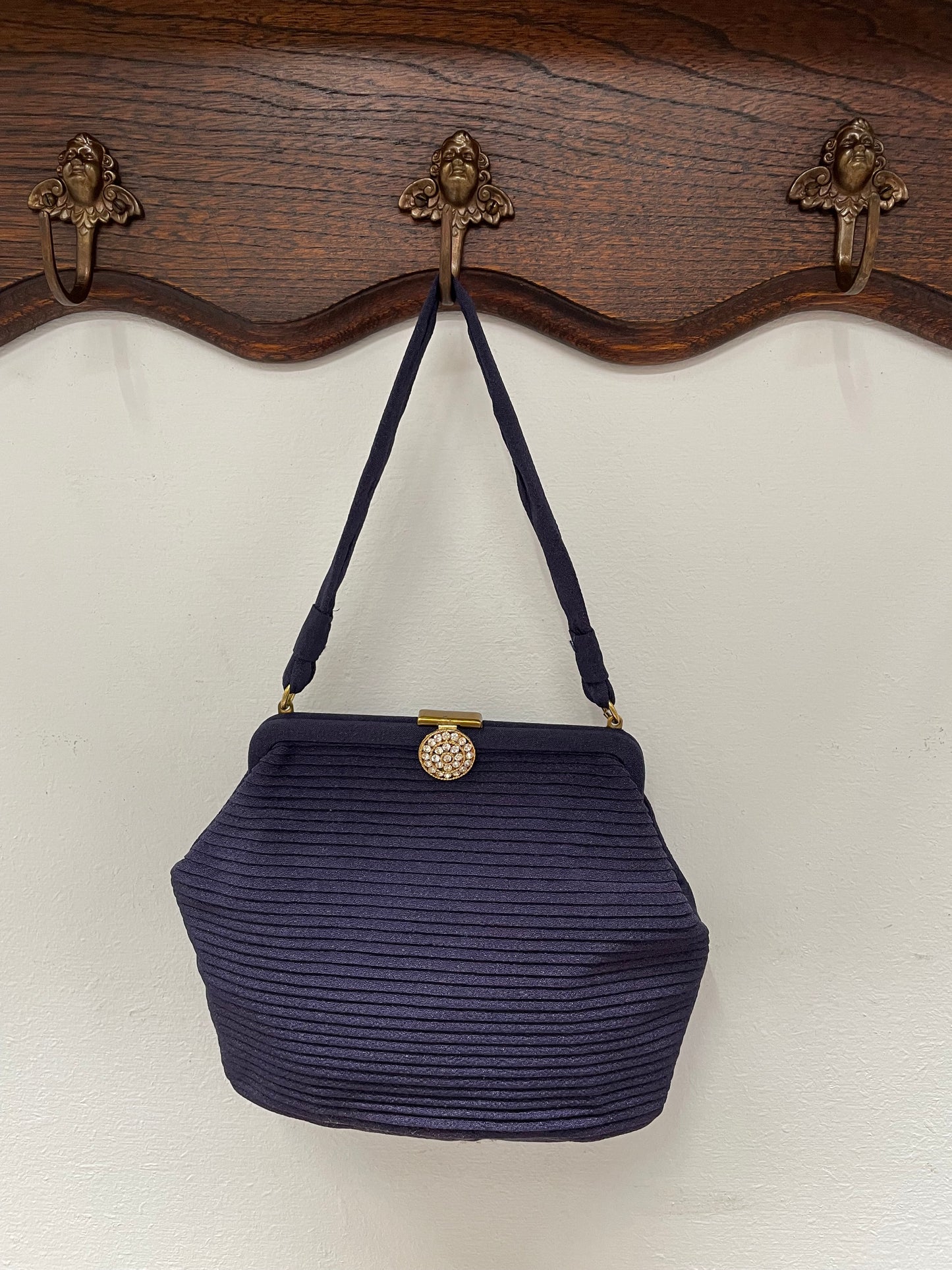 Vintage Blue Evening Bag