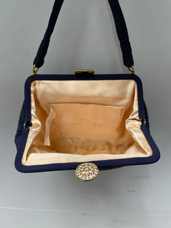 Vintage Blue Evening Bag | Antique & Vintage | Moonee Ponds Antiques | Australia Wide Delivery