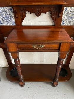 Edwardian Mahogany Hall Stand | Antique & Vintage | Moonee Ponds Antiques | Australia Wide Delivery