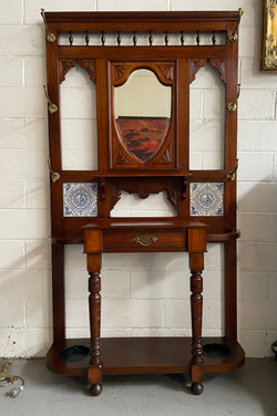 Edwardian Mahogany Hall Stand | Antique & Vintage | Moonee Ponds Antiques | Australia Wide Delivery