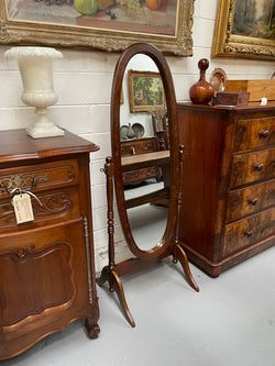 Vintage Carved Cheval Mirror | Antique & Vintage | Moonee Ponds Antiques | Australia Wide Delivery