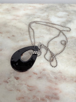 Vintage Murano Glass Pendant & Chain Moonee Ponds Antiques