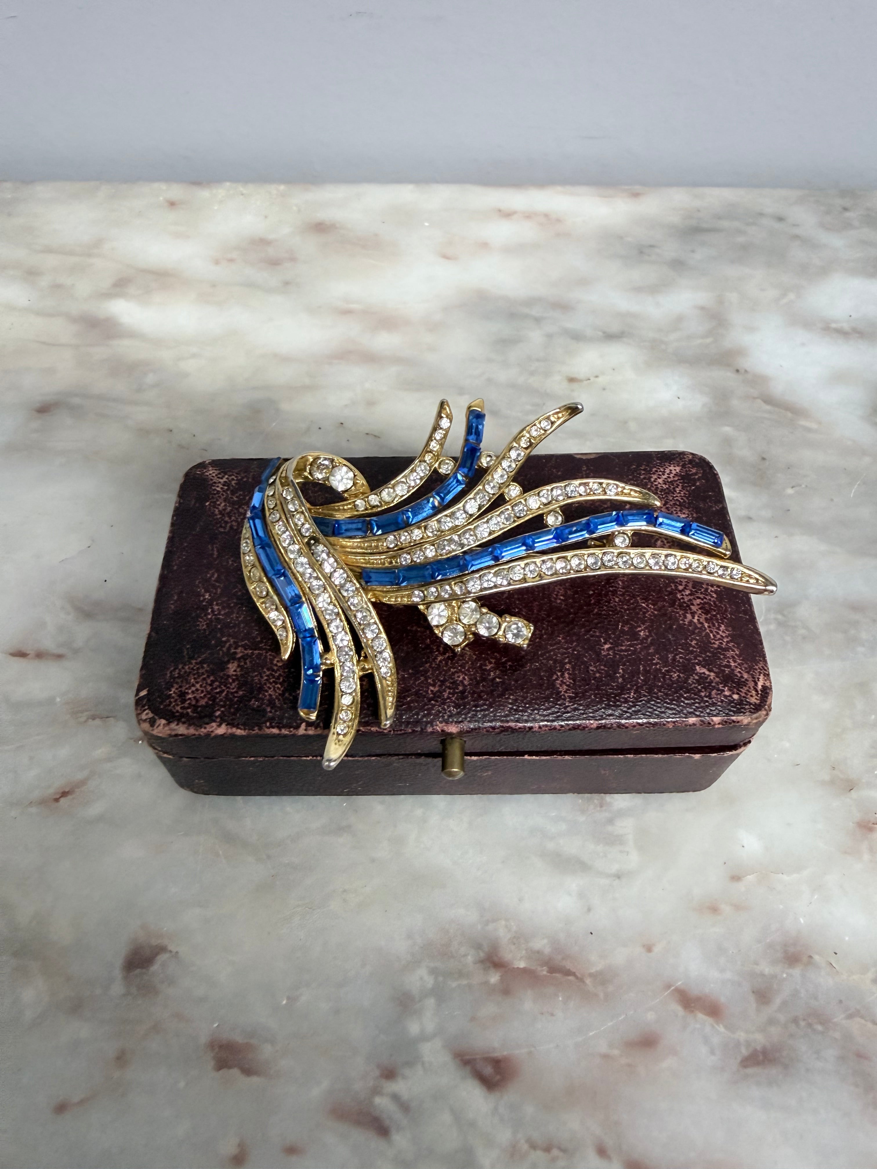 Attractive Vintage Rhinestone Brooch | Antique & Vintage | Moonee Ponds Antiques | Australia Wide Delivery
