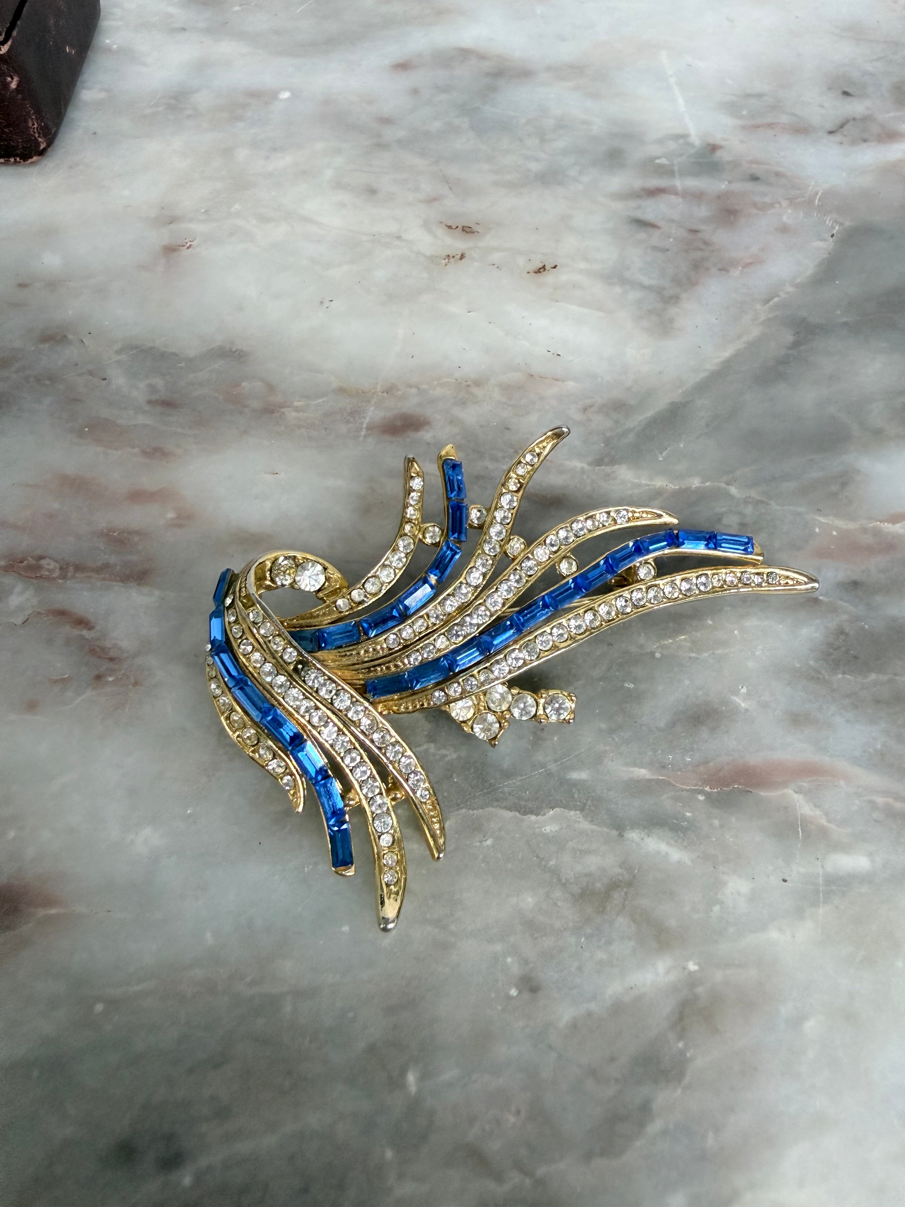 Attractive Vintage Rhinestone Brooch | Antique & Vintage | Moonee Ponds Antiques | Australia Wide Delivery